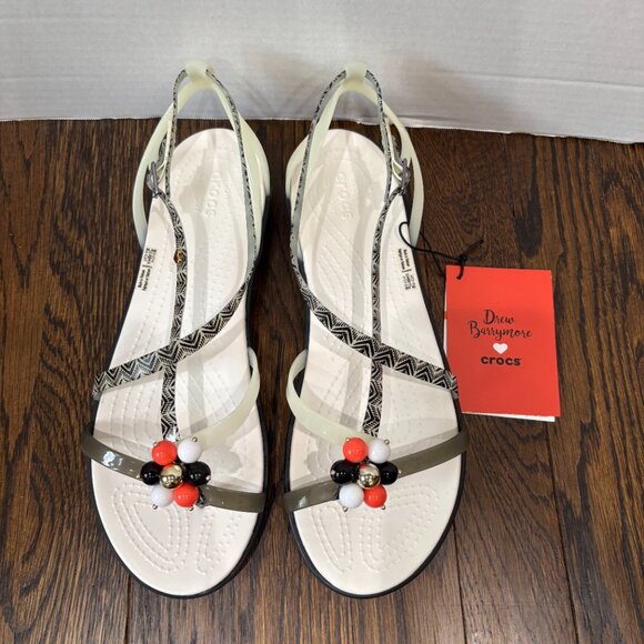 CROCS Shoes - Drew X Crocs Limited Edition Isabella Gladiator Sandal Women SZ: 9